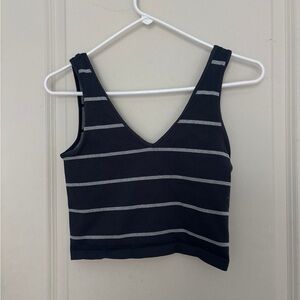 Striped blue and white Quiet Storm tank